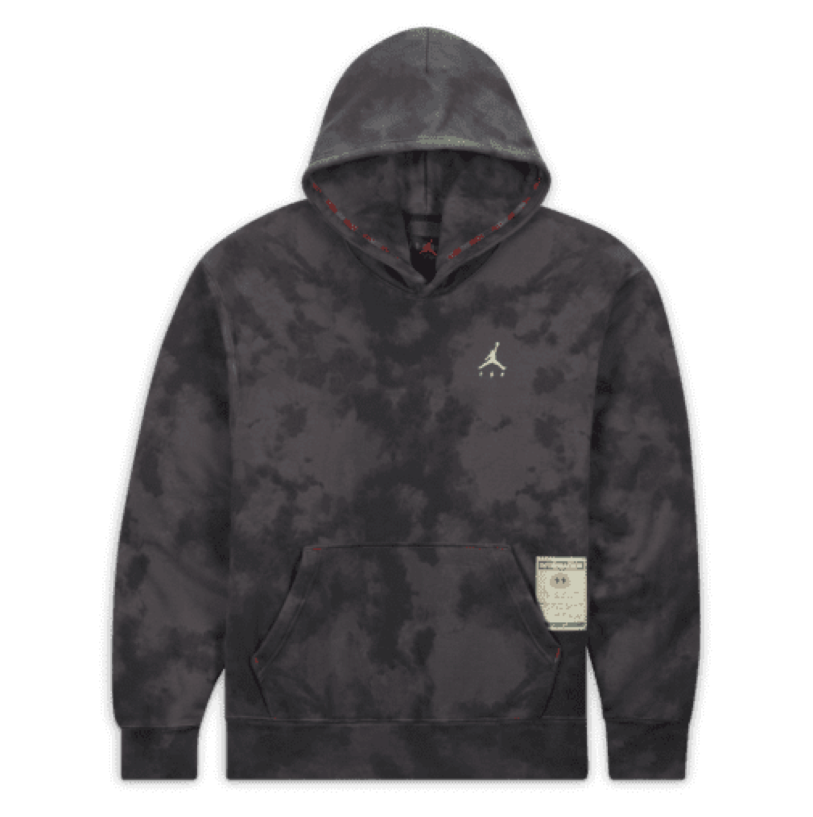 AIR JORDAN X J BALVIN HOODIE - FLAT PEWTER/BLACK