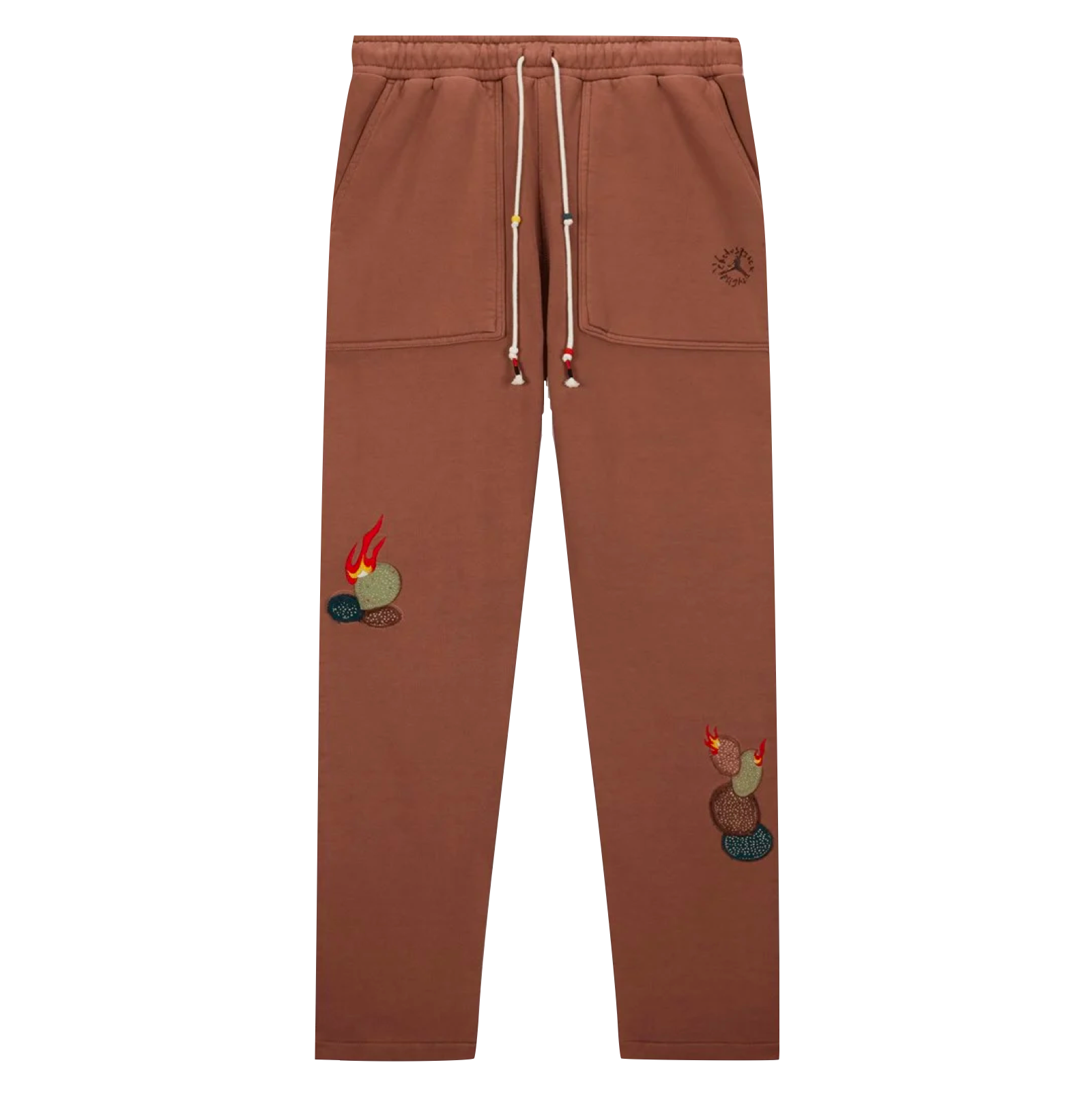 AIR JORDAN X TRAVIS SCOTT FLEECE PANTS -  ARCHAEO BROWN