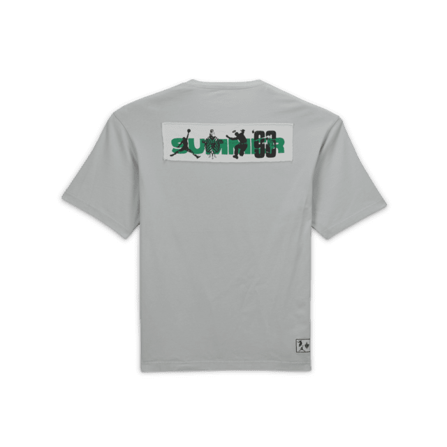 AIR JORDAN X UNION X BEPHIES BEAUTY SUPPLY T-SHIRT - GREY FOG/PHOTON DUST/STADIUM GREEN/BLACK