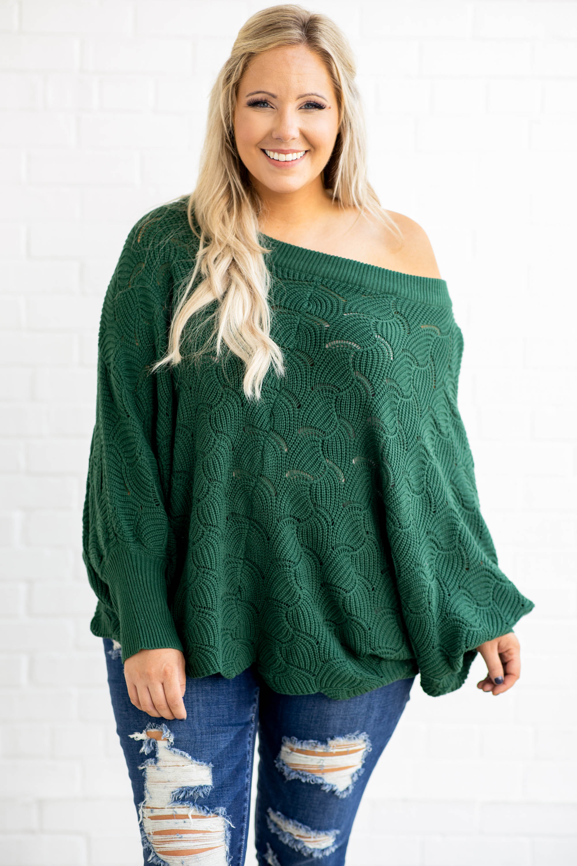 Angel In You Sweater, Kelly Green