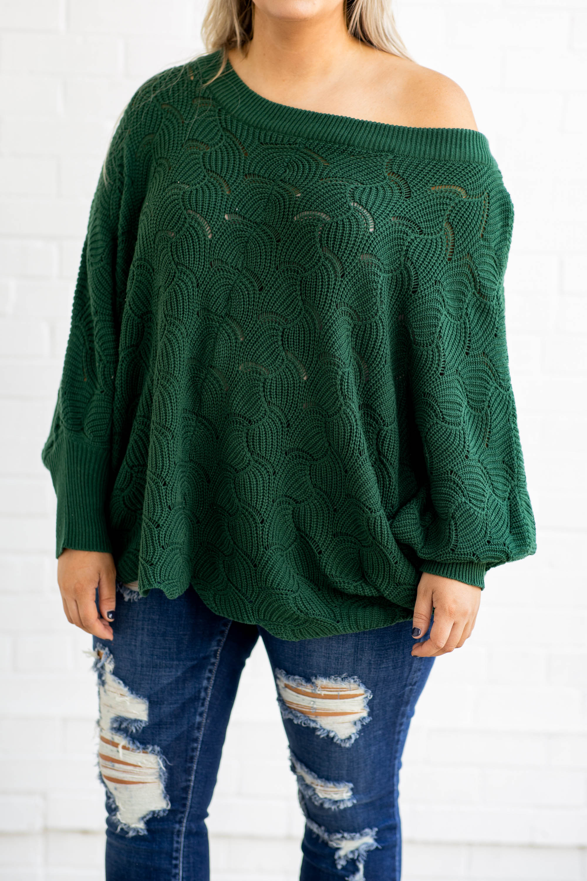 Angel In You Sweater, Kelly Green