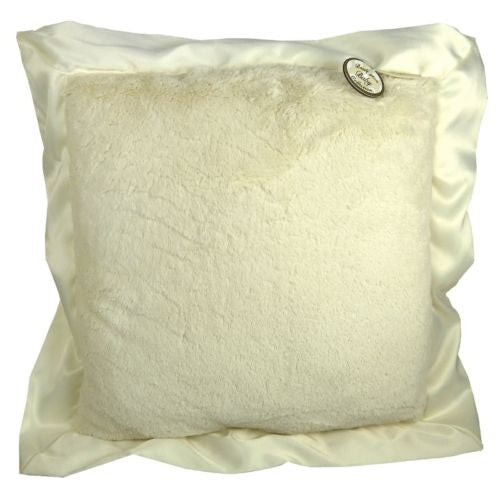 Bearington Baby Silky Soft Pillow Cream 16 Square