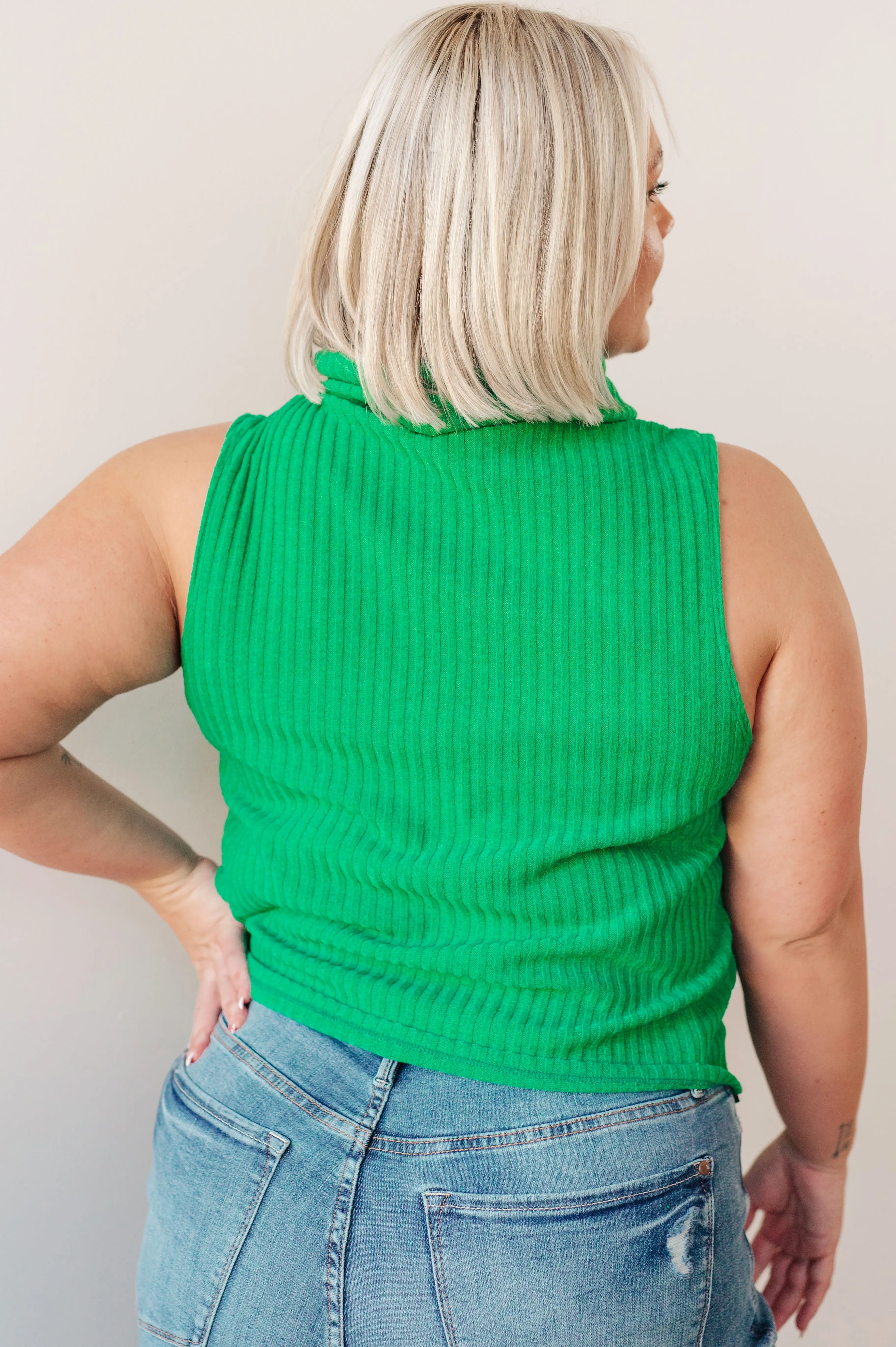 Before You Go Sleeveless Turtleneck Sweater- USE CODE SPRING24 for 40% OFF!!!!