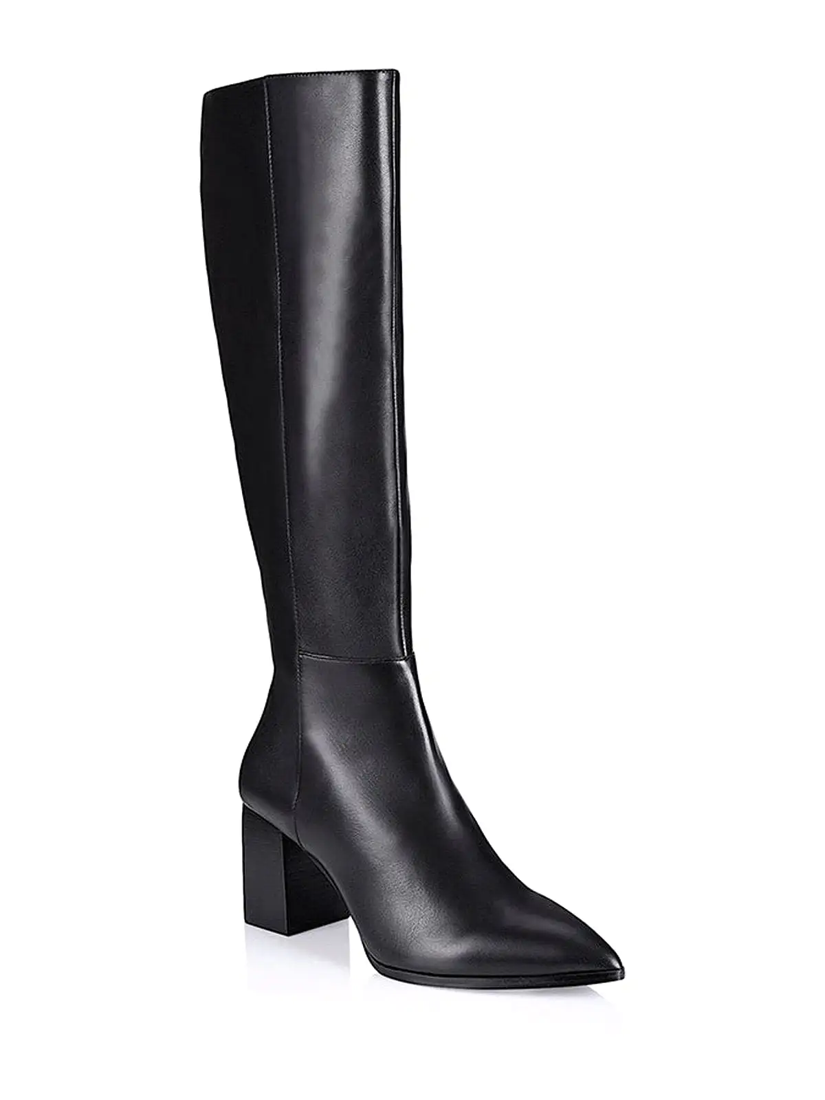 Burnett Tall Boot - Black Calf Nappa