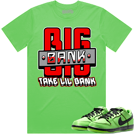 Buttercup PowerPuff Girls Dunks Shirt to Match - RED BIG BANK