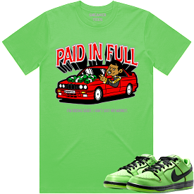 Buttercup PowerPuff Girls Dunks Shirt to Match - RED PAID