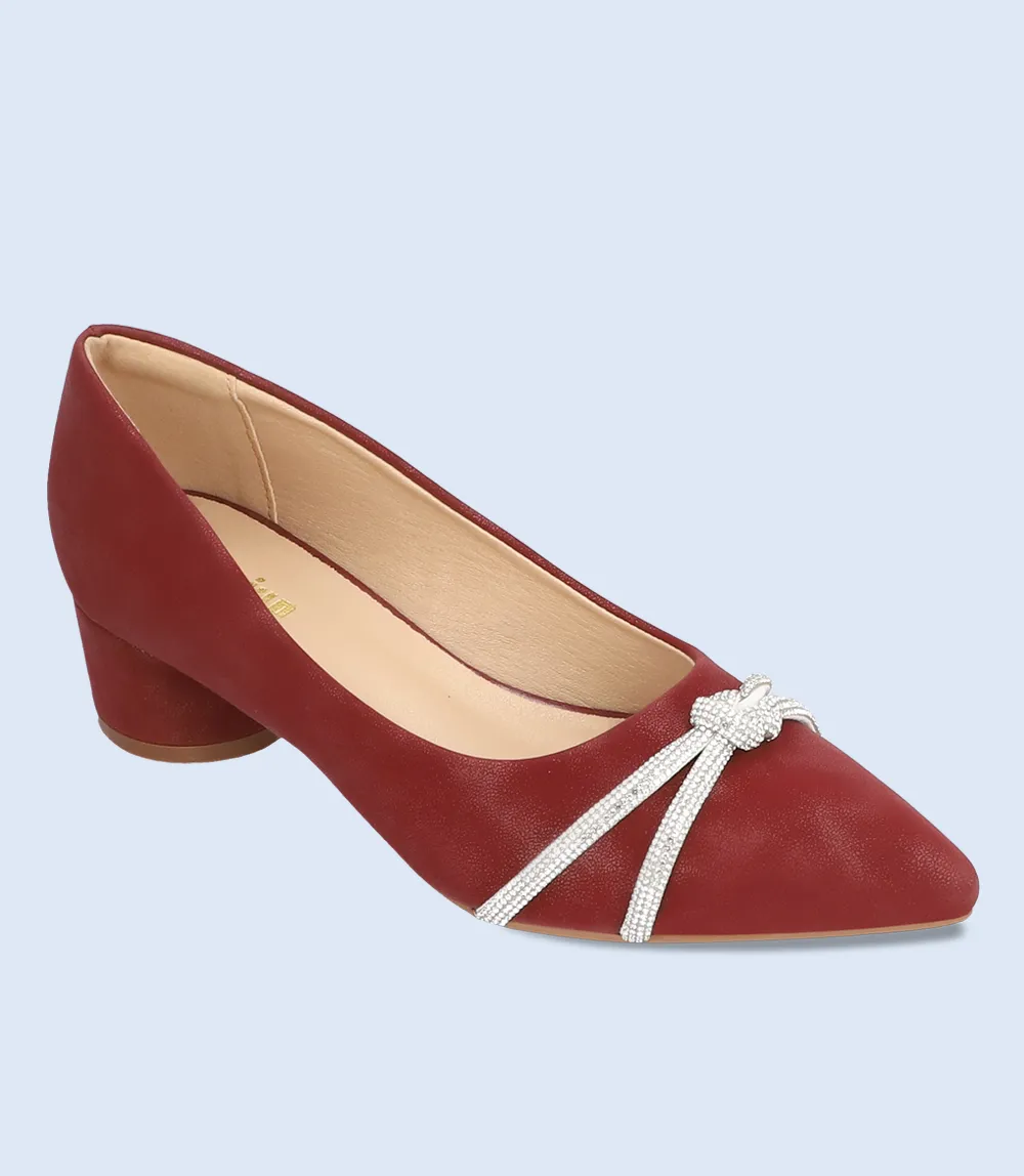 BW8624-MAROON-Women Casual Court Shoes