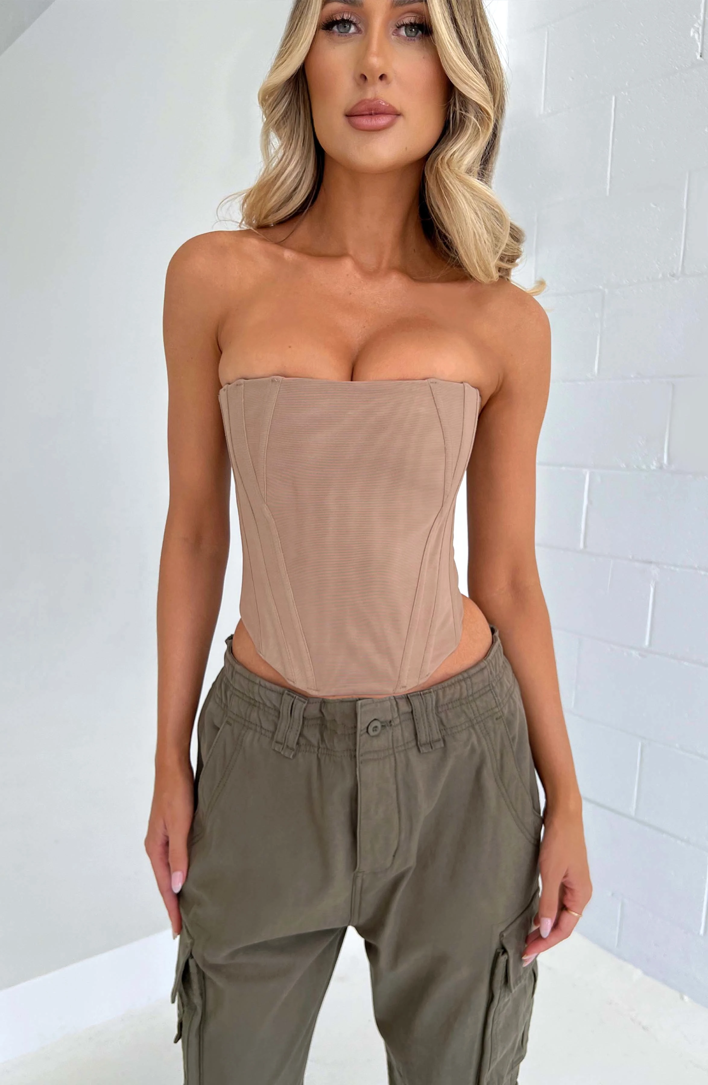 Cami Corset - Beige