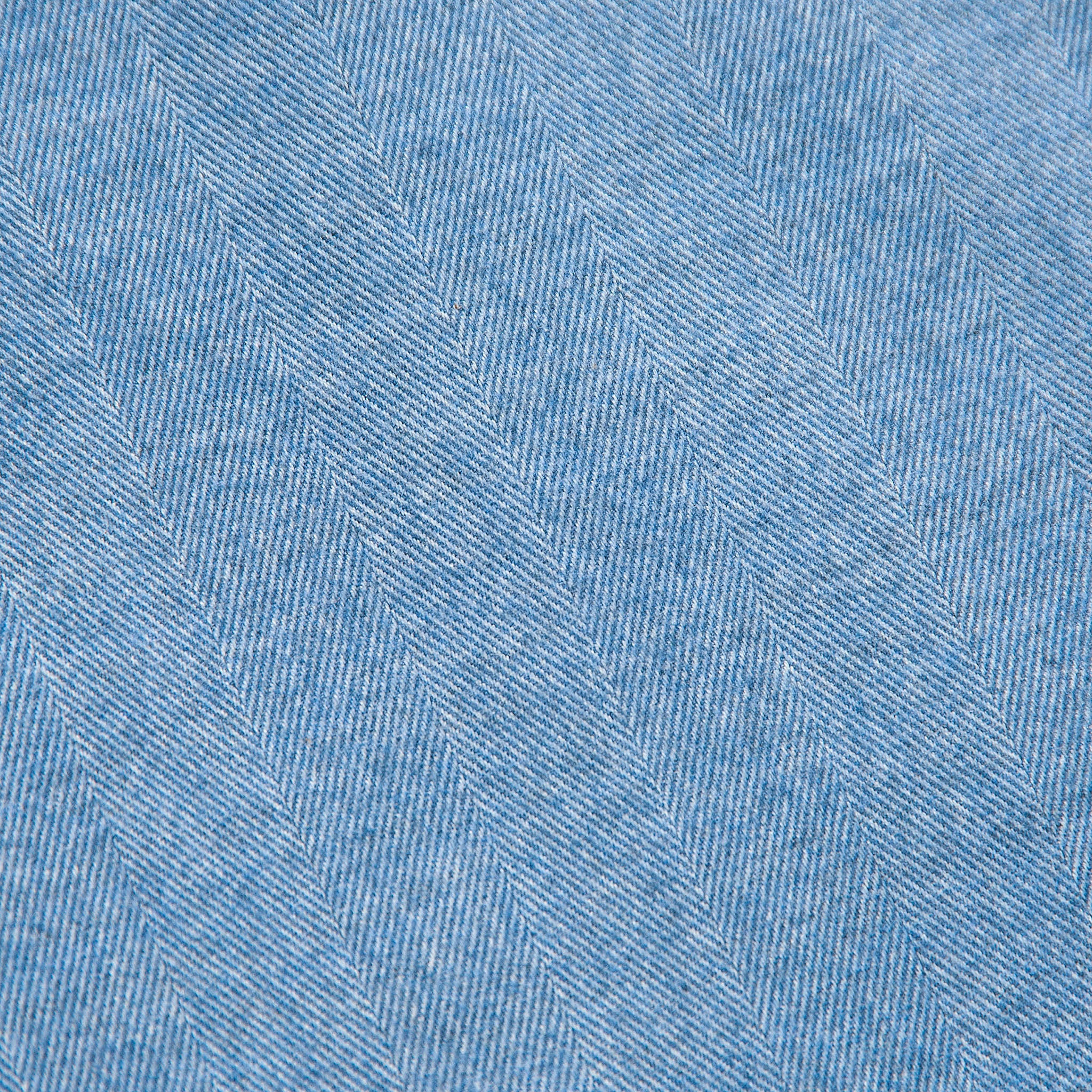 Clamenc Herringbone cotton lyocell (Sky Blue Melange)