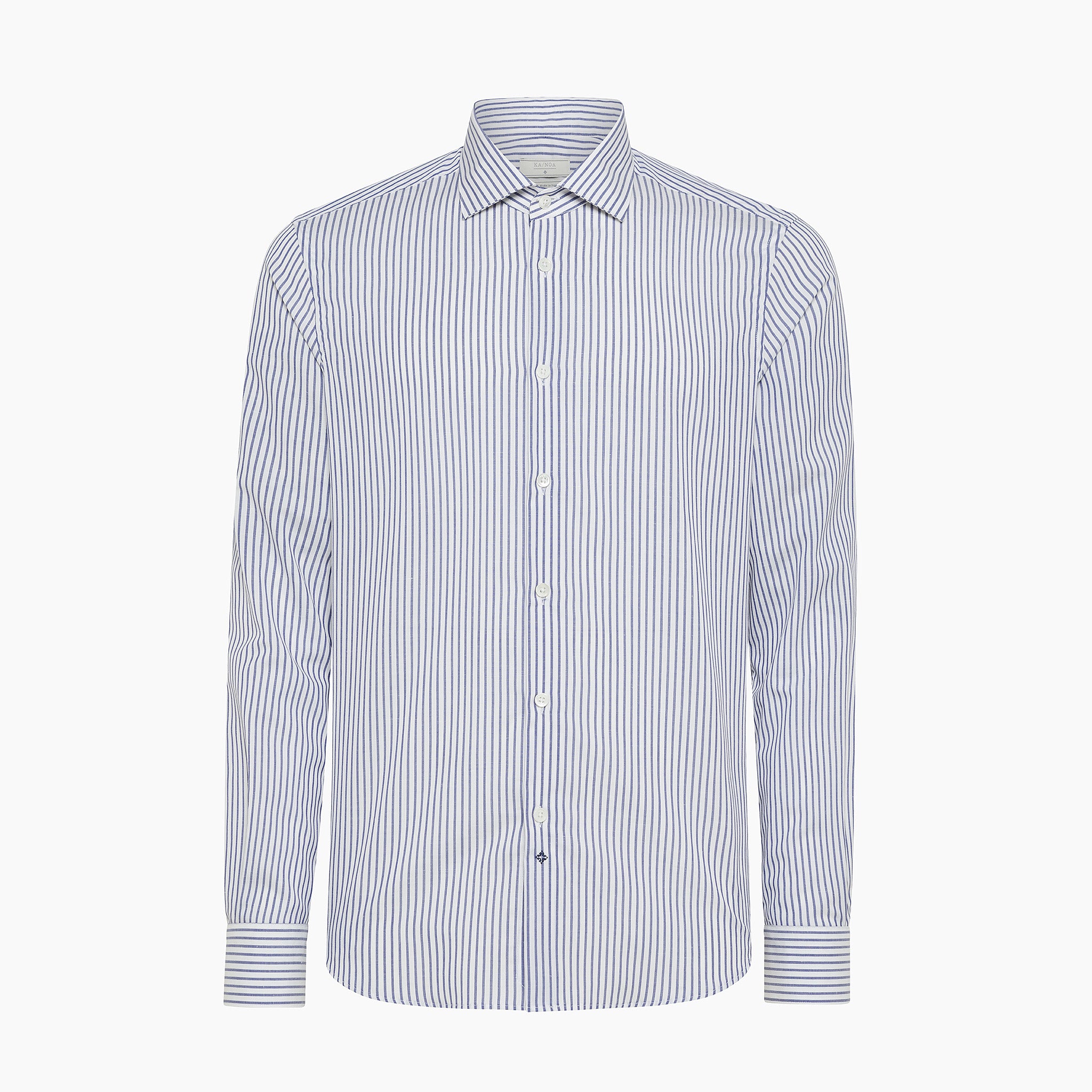 Clamenc shirt Stripe Journey Cotton Linen