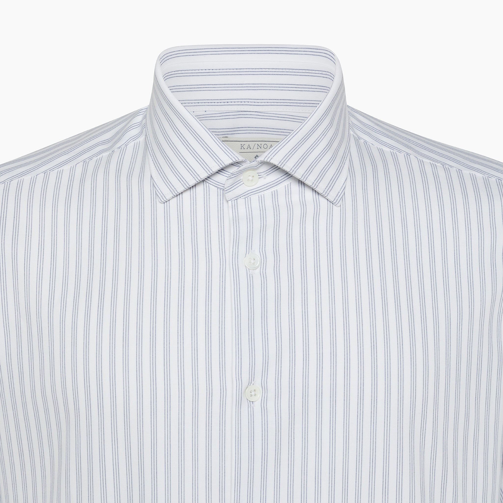 Clamenc shirt Twill Cotton Striped barré