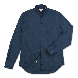 Conrad shirt flannel melange (pdp ocean blue)