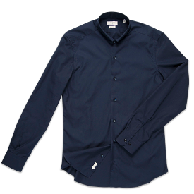 Conrad shirt Popeline (dark blue)