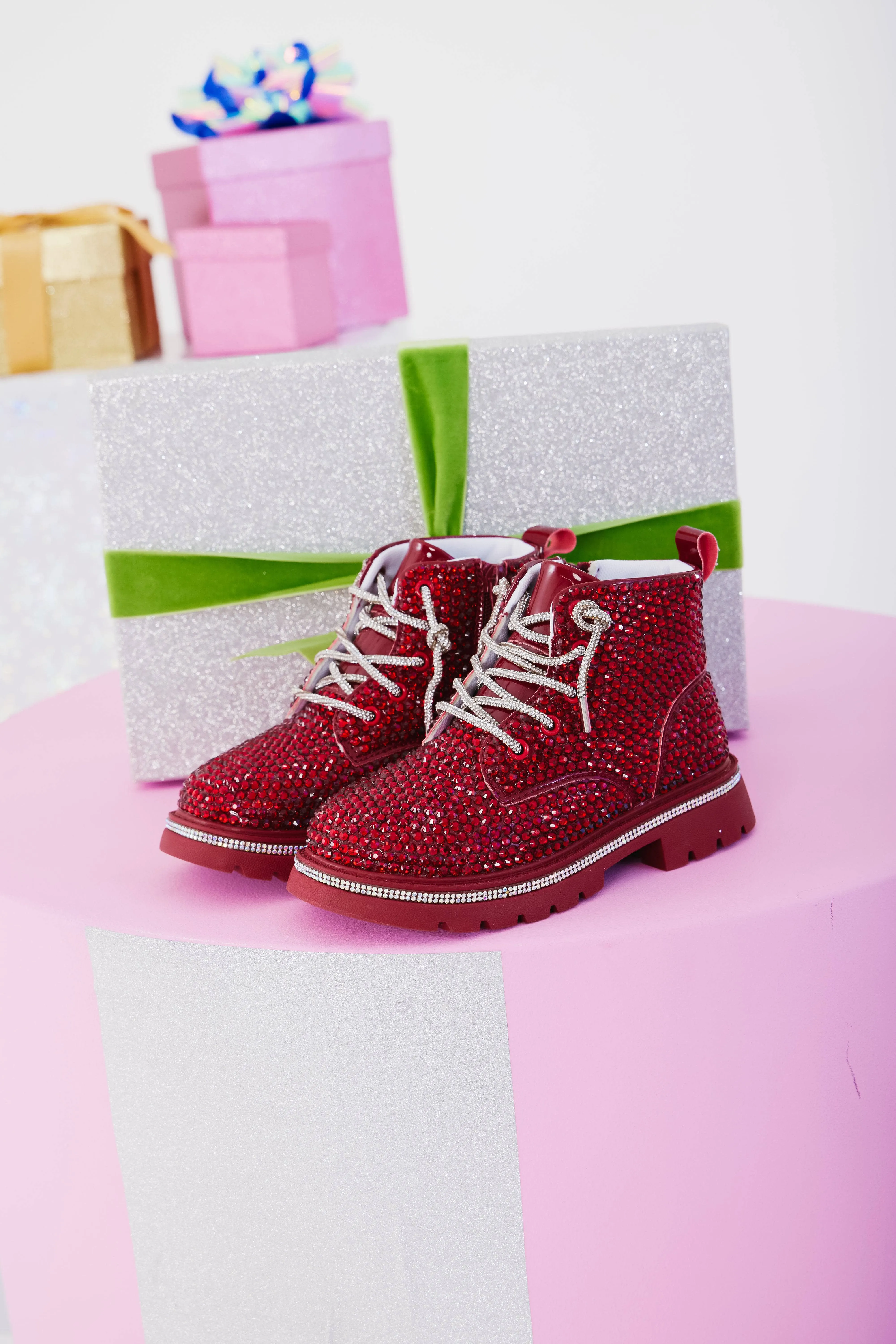 Crystal Ruby Boots