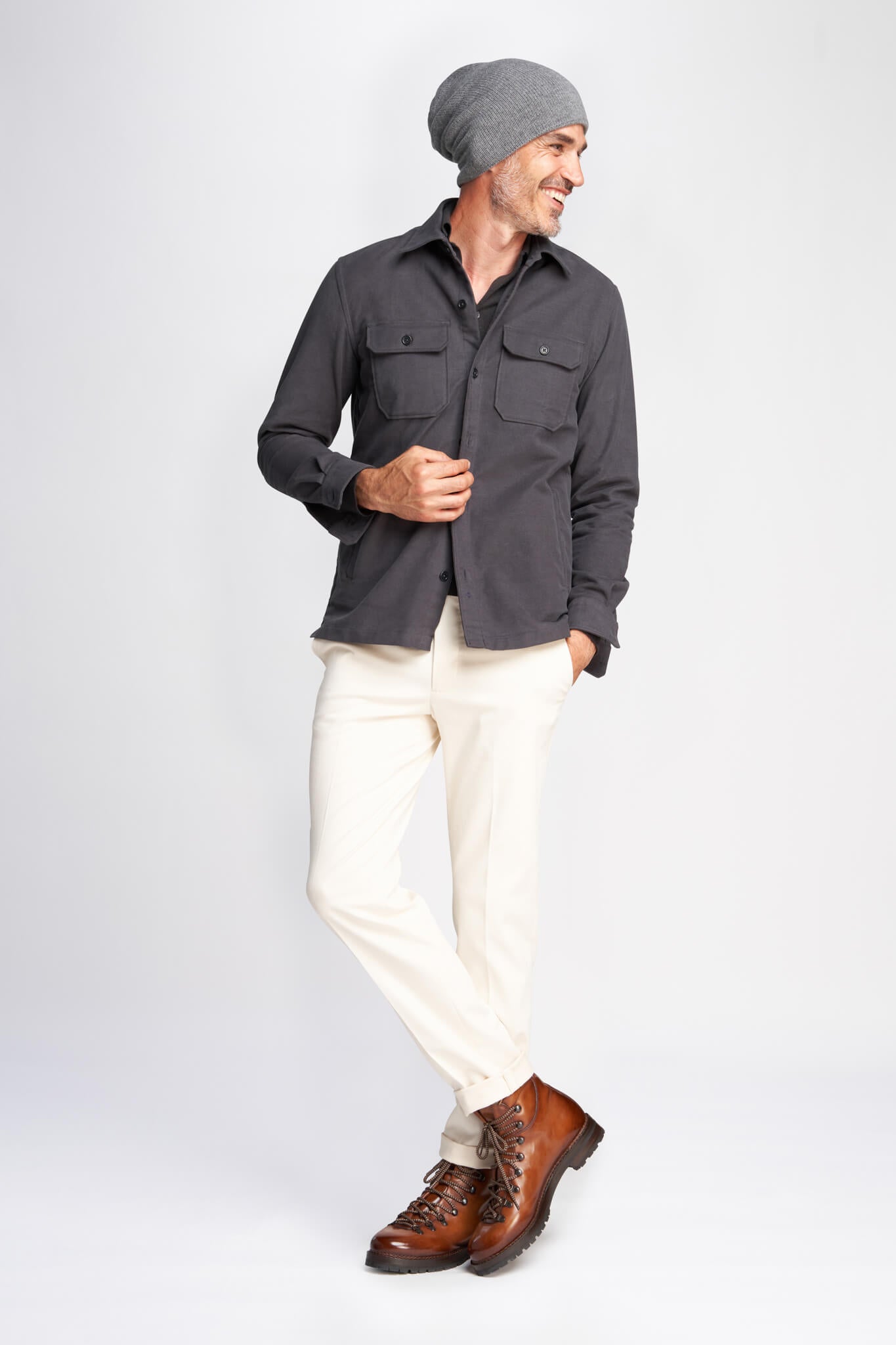 David Fustian Outer Shirt