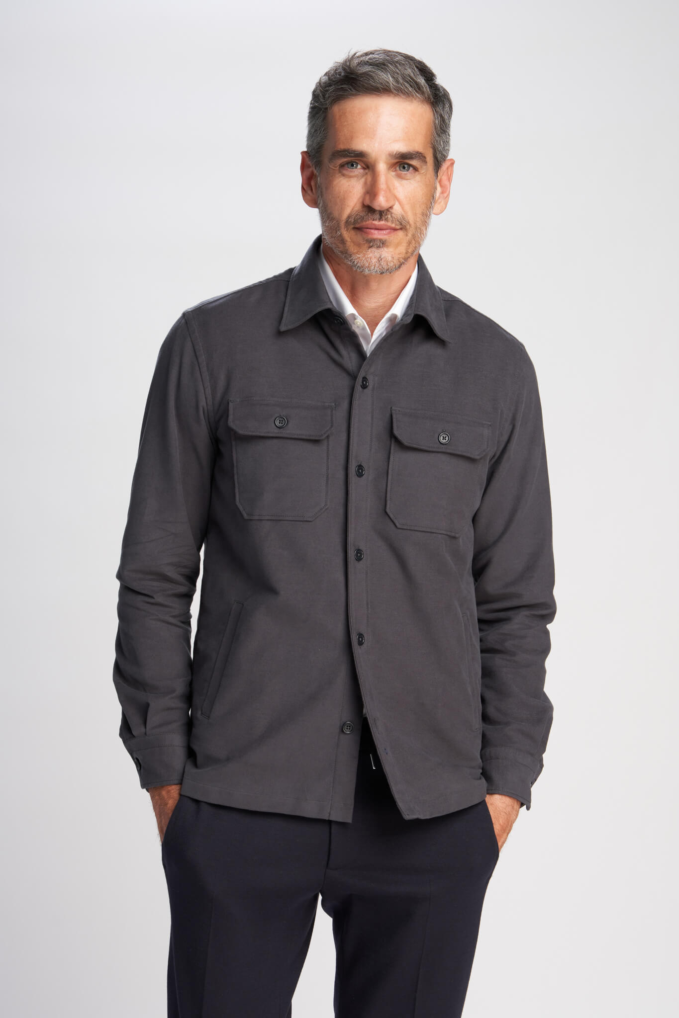 David Fustian Outer Shirt