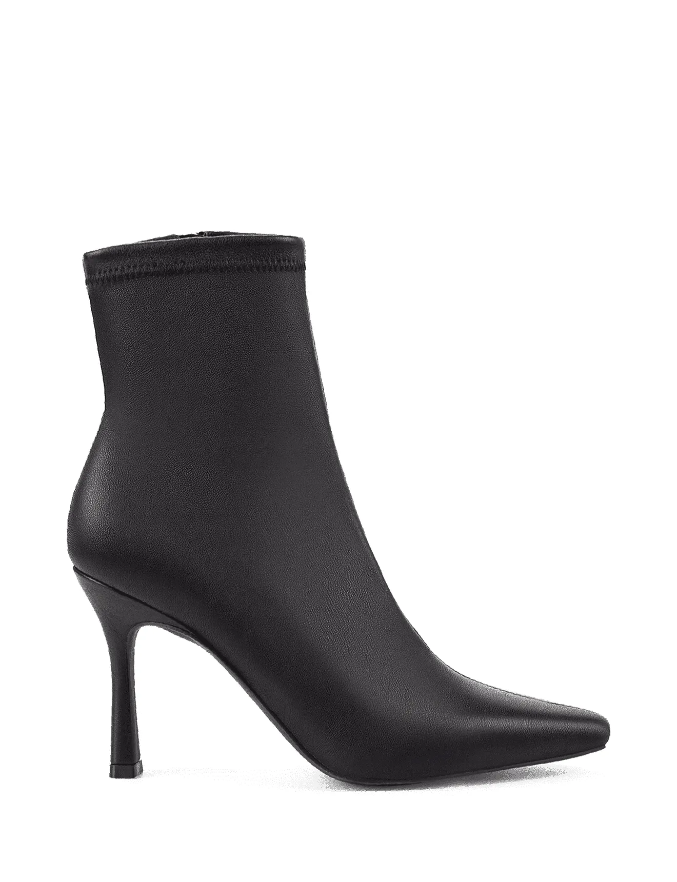 Dillon Stretch Ankle Boots - Black Stretch Leather