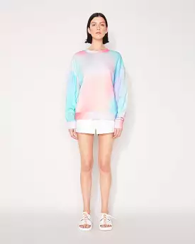 ESSENTIAL CREW SWEATSHIRT - CLOUD PRINT