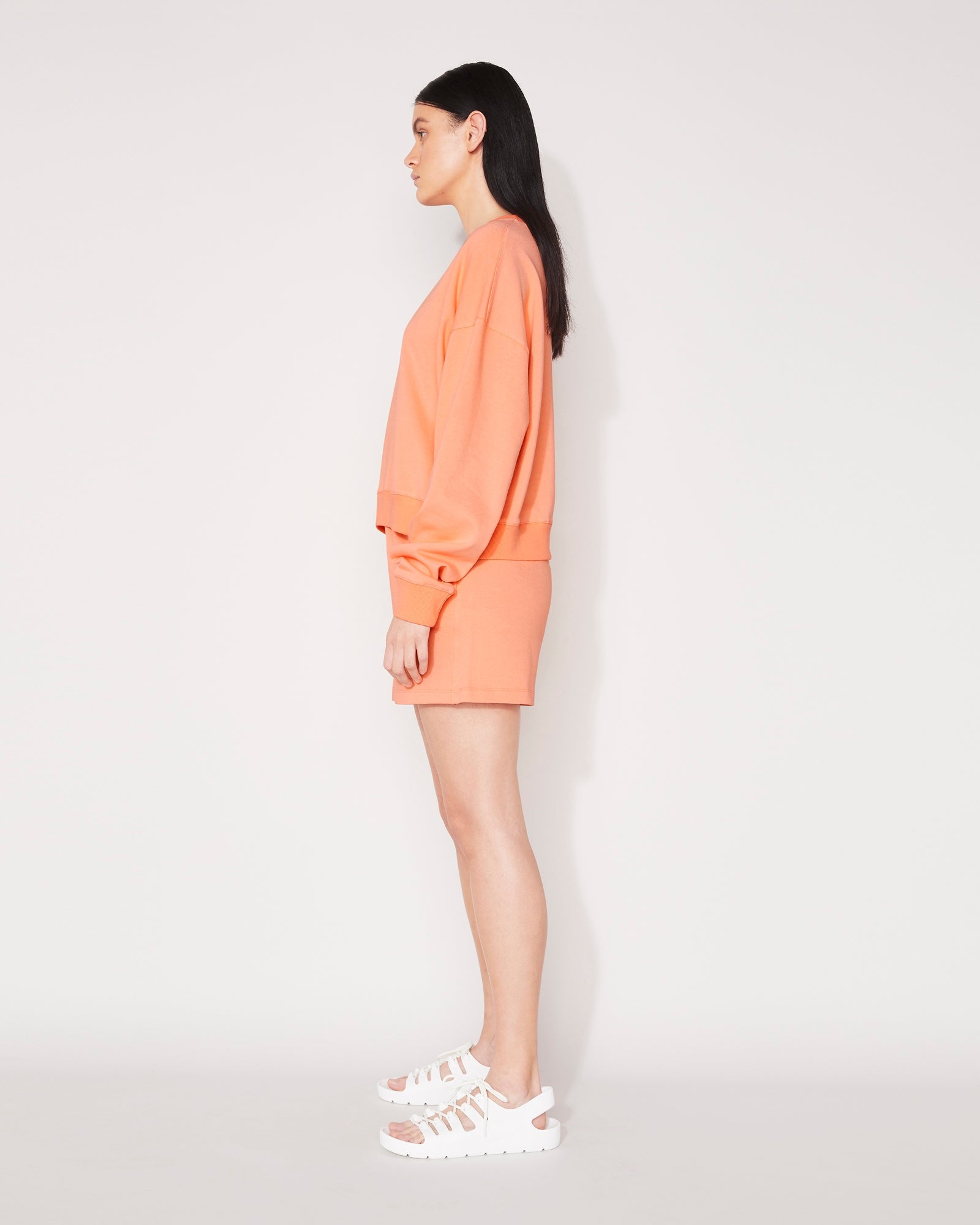 ESSENTIAL CROP SWEATSHIRT - PAPAYA PUNCH