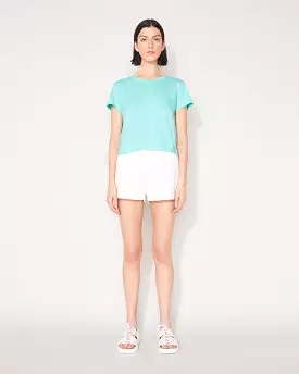 ESSENTIAL SHRUNKEN T-SHIRT - ARUBA BLUE