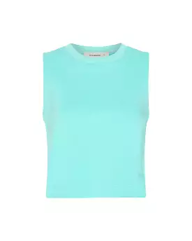 ESSENTIAL SWEAT TANK - ARUBA BLUE