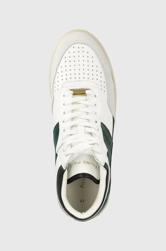 Filling Pieces leather sneakers Mid Ace Spin green color 55333491926