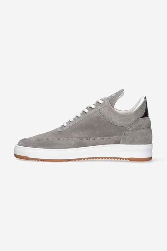 Filling Pieces suede sneakers Low Top Suede gray color 25122791002