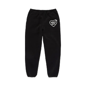 HUMAN MADE FLEECE PANTS - BLACK