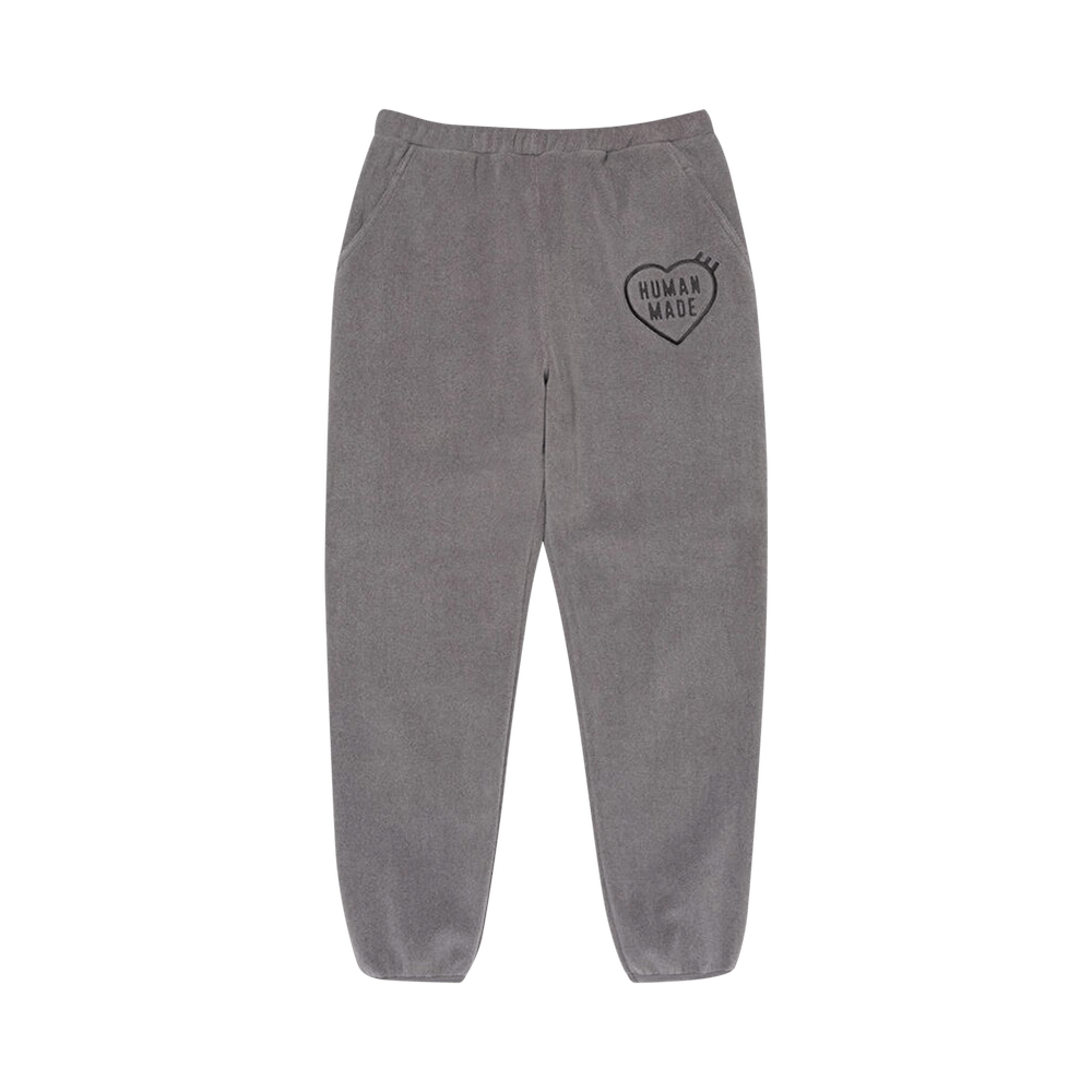 HUMAN MADE FLEECE PANTS - GREY