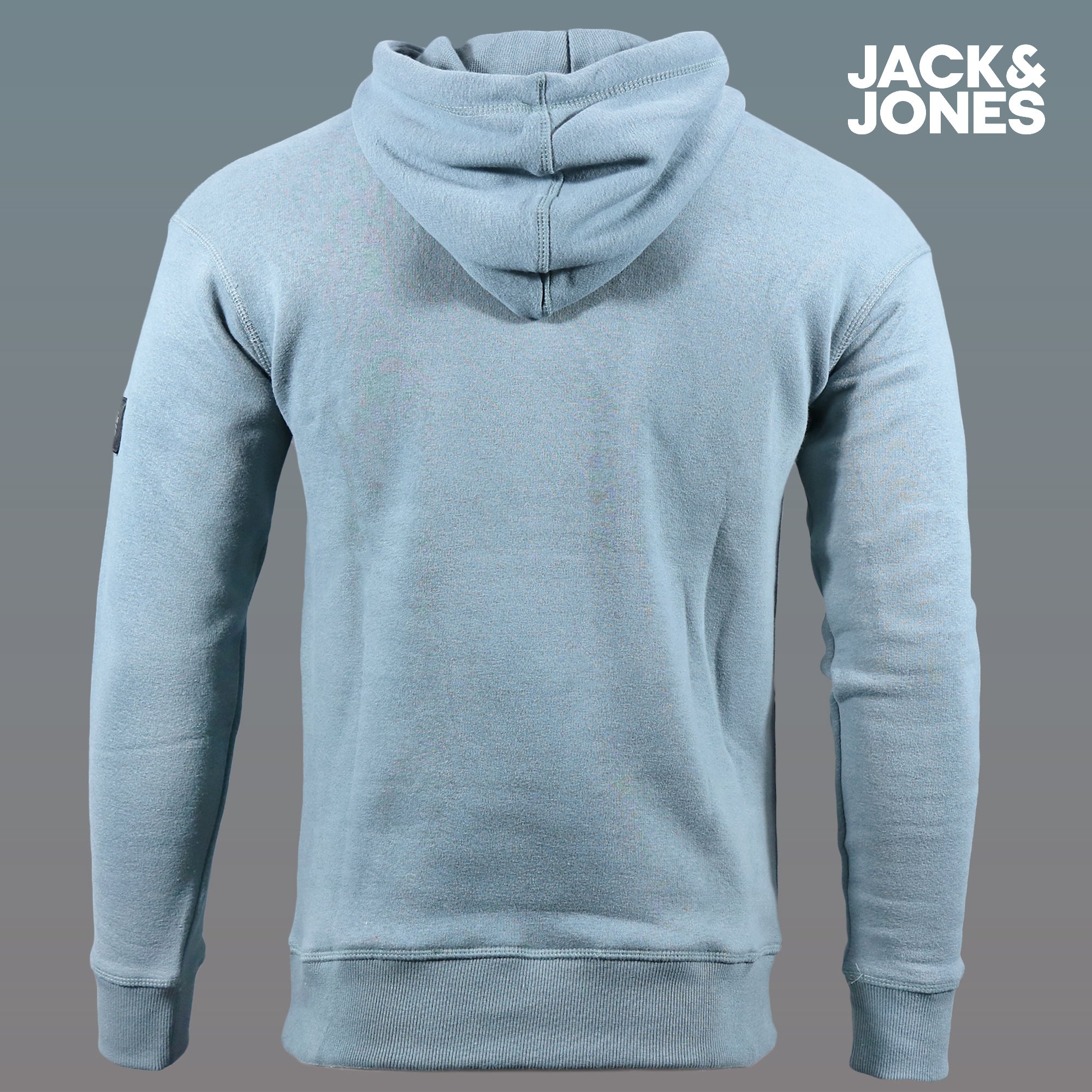 Jack And Jones Trooper Blue Pullover Hoodie | Teal Hoodie