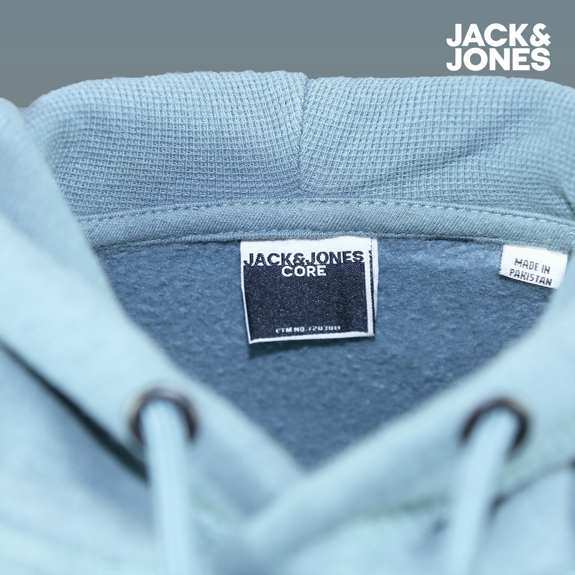 Jack And Jones Trooper Blue Pullover Hoodie | Teal Hoodie