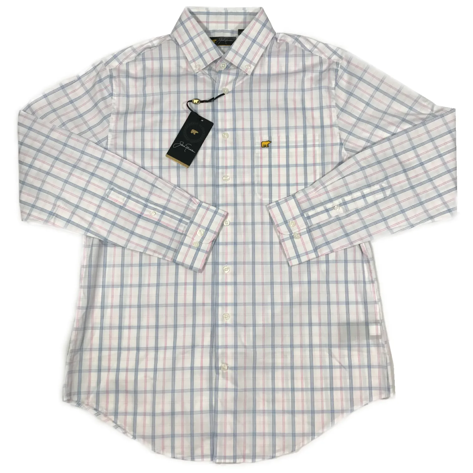 Jack Nicklaus Black Label by Perry Ellis Plaid Button Down Shirts