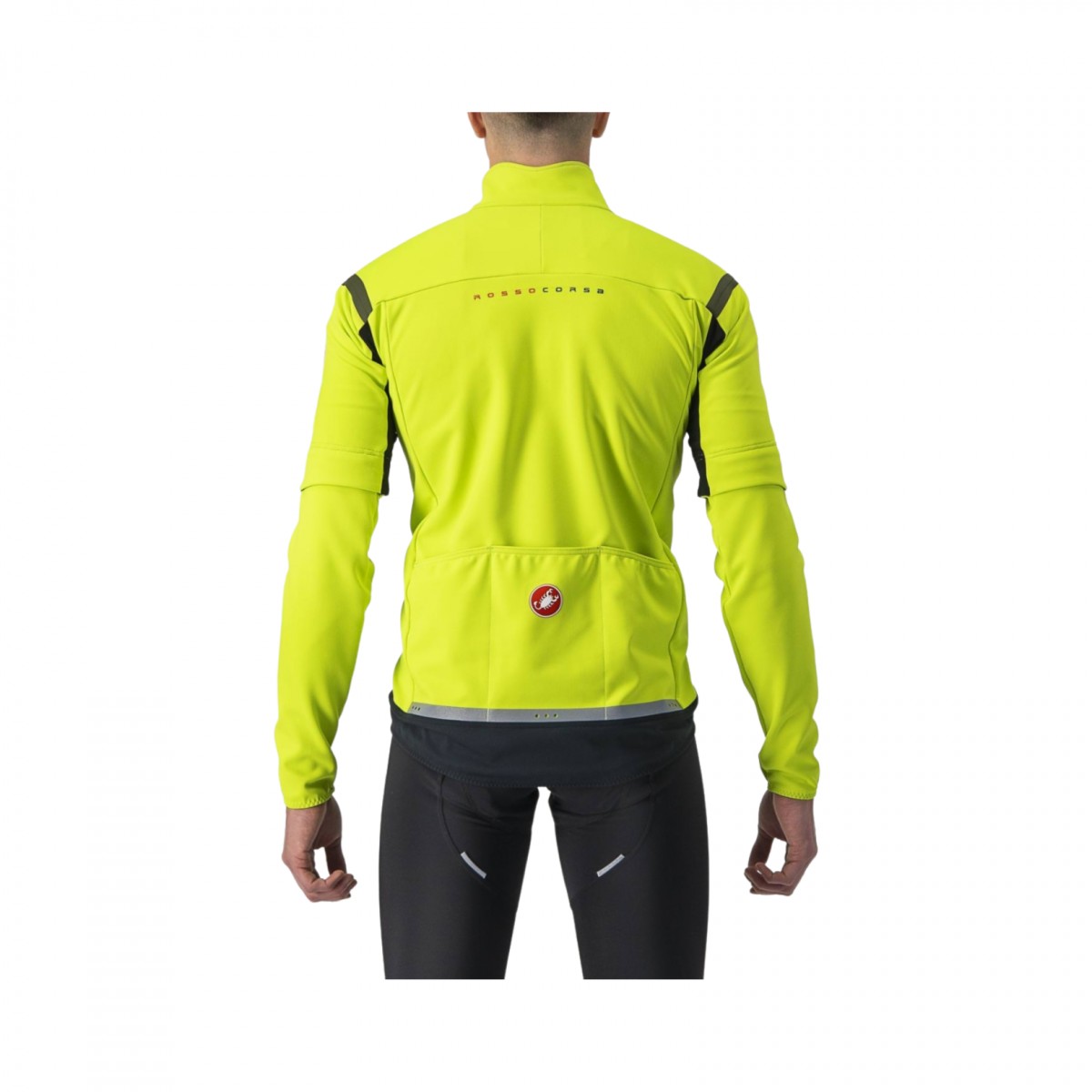 Jacket Castelli Perfetto Ros 2 Convertible Yellow