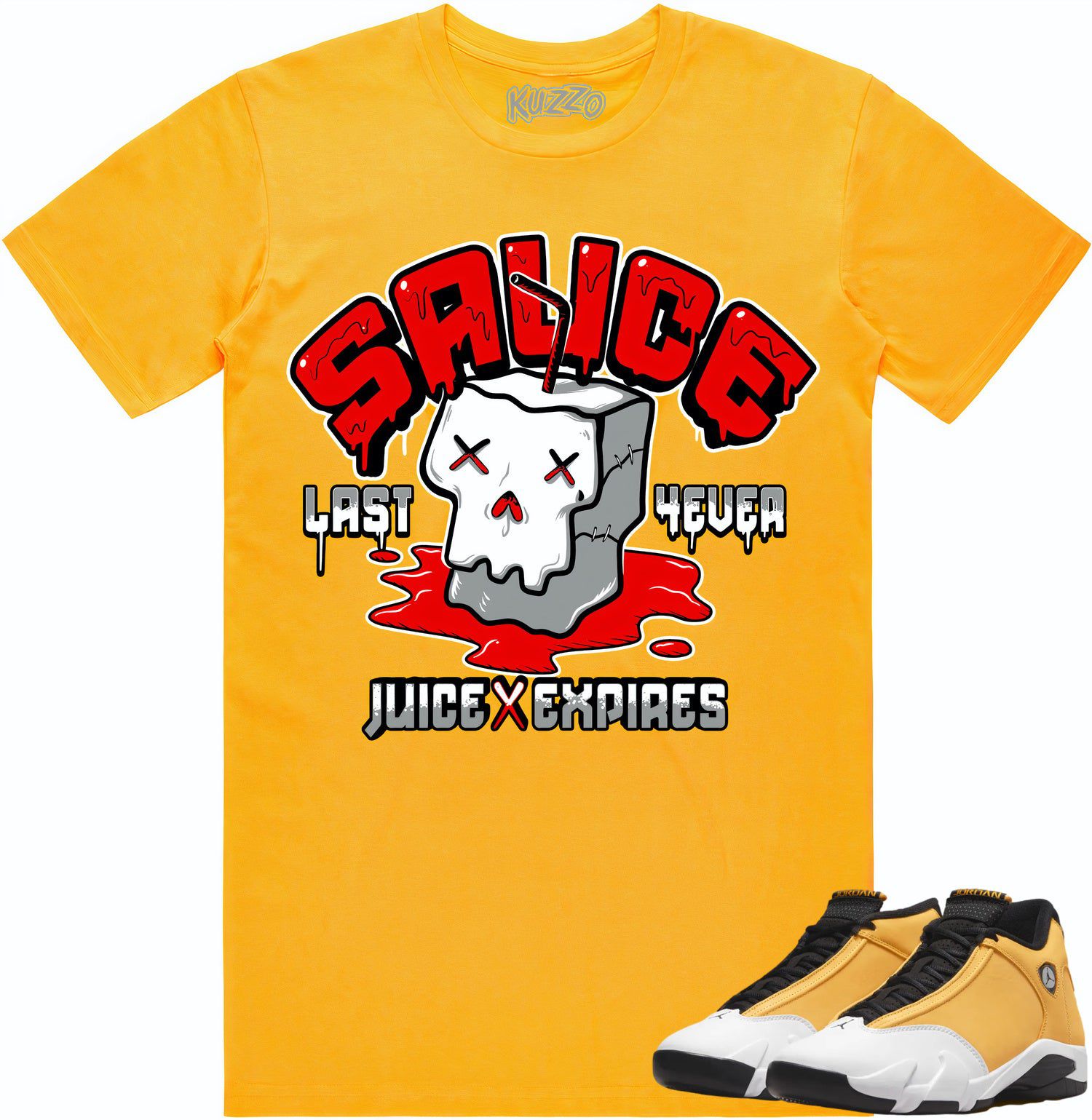 Jordan 14 Ginger Gold 14s Shirt to Match - RED SAUCE