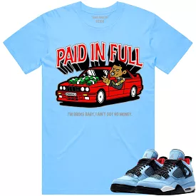 Jordan 4 Cactus Jack 4s Shirt to Match - RED PAID