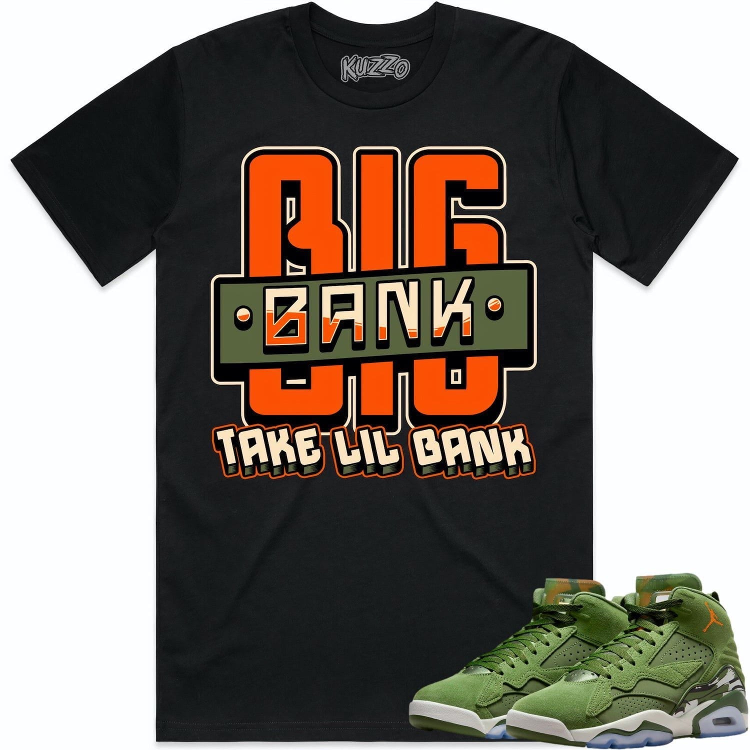 Jordan MVP Olive Sky J Shirt to Match - CELADON BIG BANK