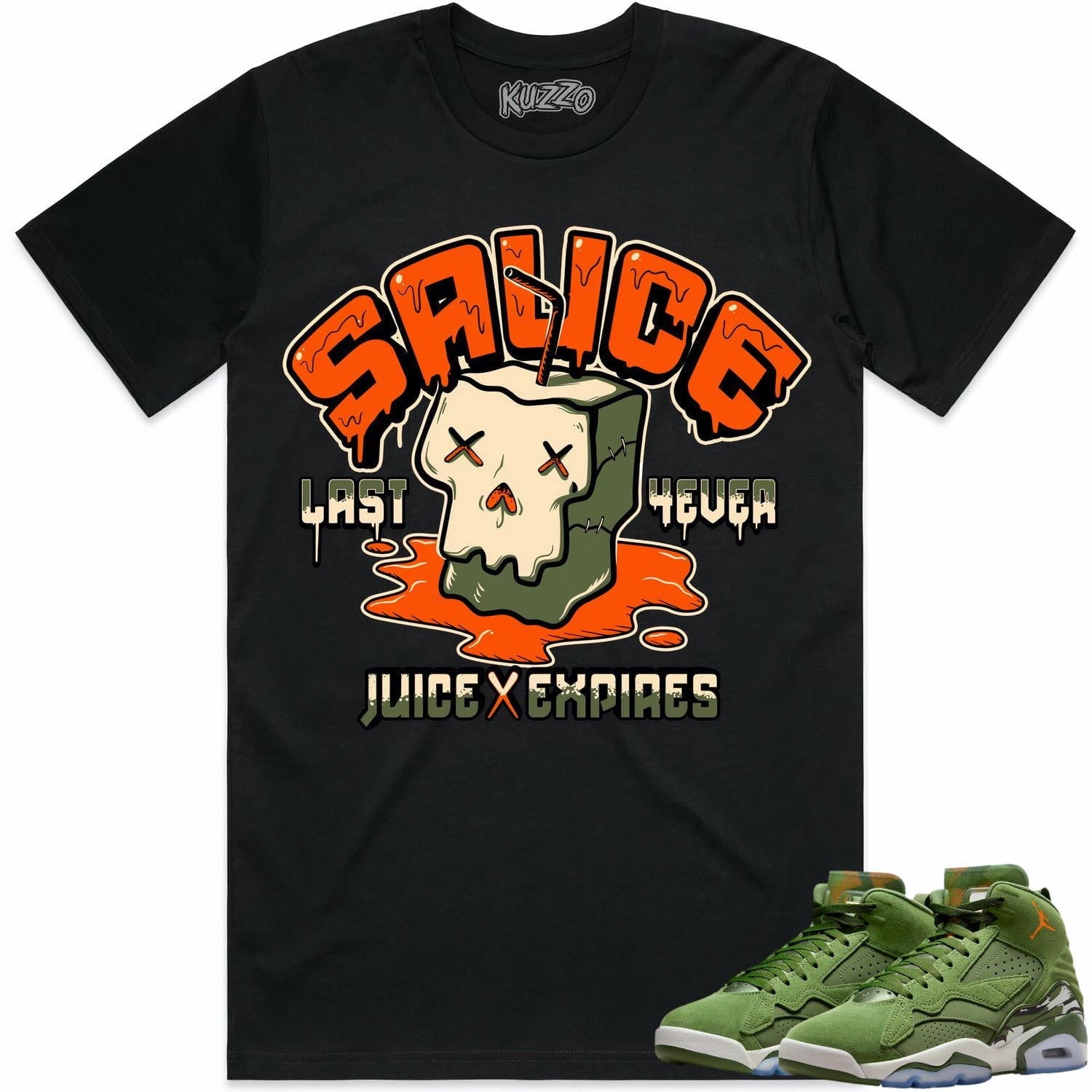 Jordan MVP Olive Sky J Shirt to Match - CELADON SAUCE