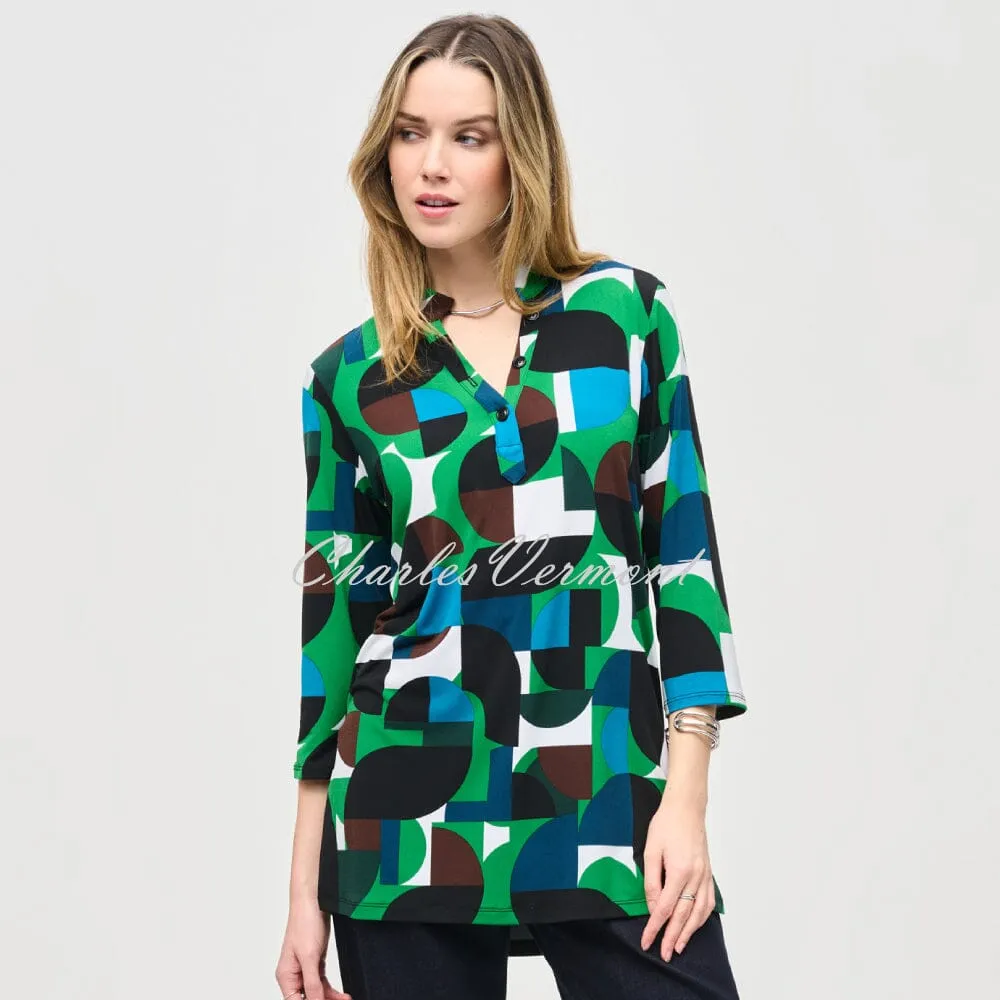 Joseph Ribkoff Geometric Print Tunic Top - Style 243186