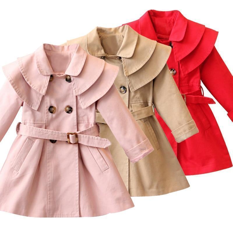 Kids Trench Coat Children Fashion Jacket