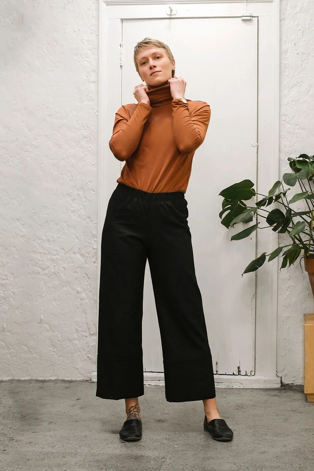 Leka Annette Turtleneck (Rust)