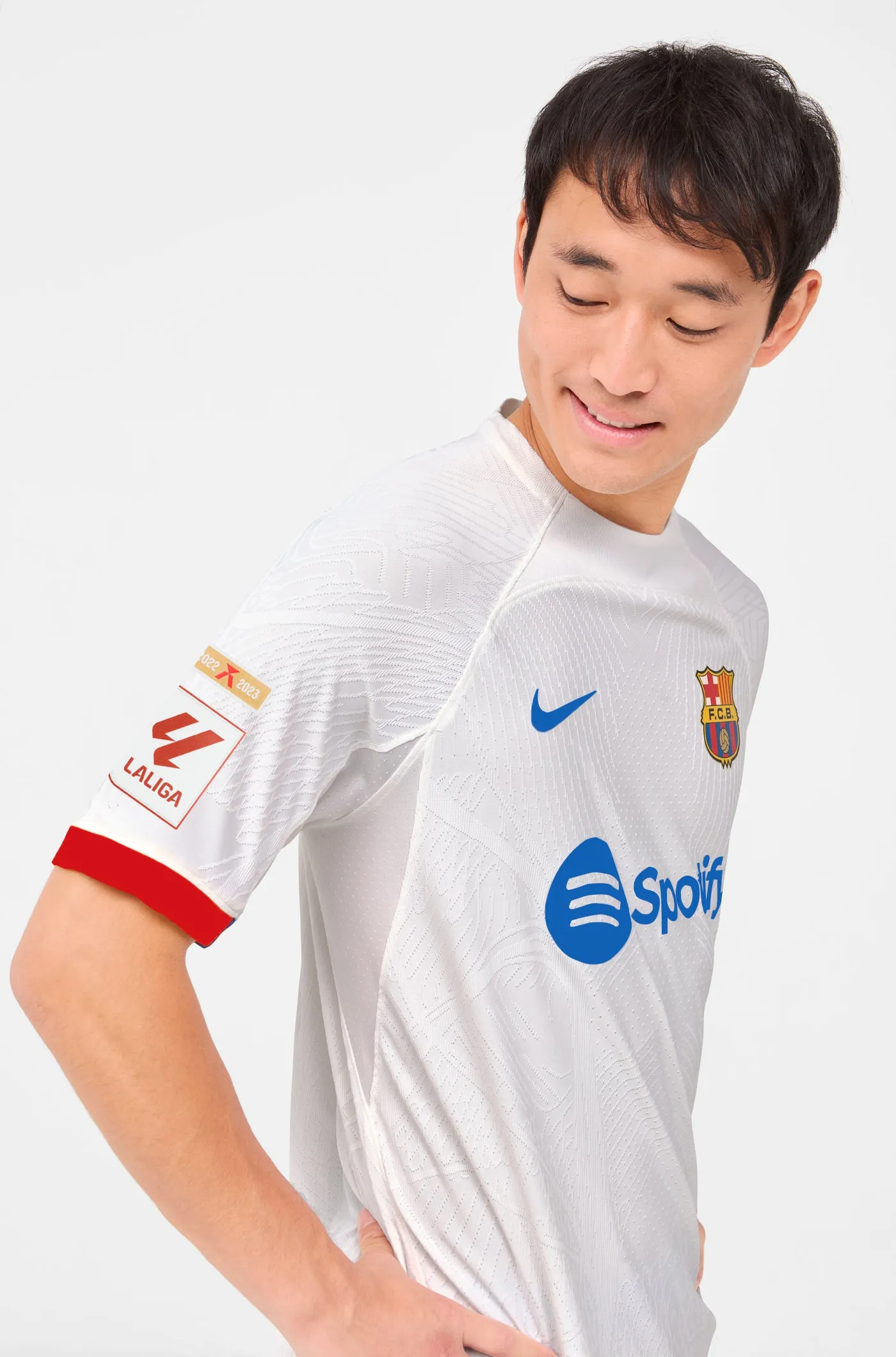 LFP FC Barcelona away shirt 23/24 Player’s Edition  - CHRISTENSEN