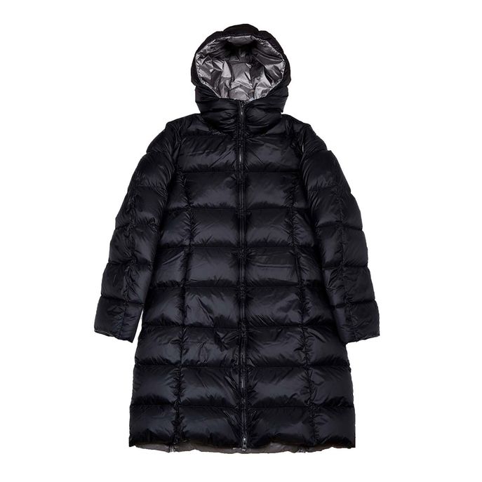 LONG DOWN JACKET WITH HOOD Kid Black