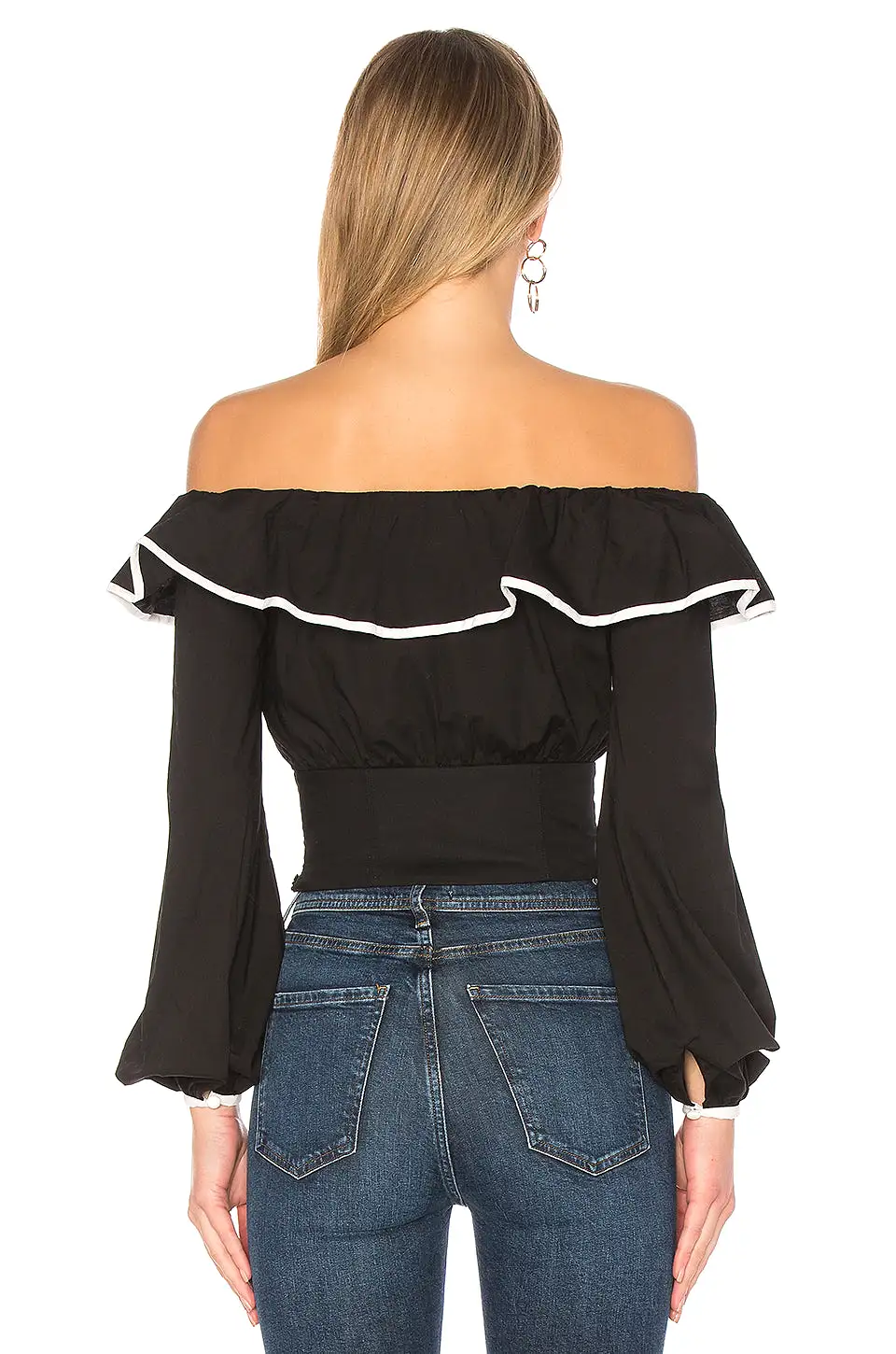 Lovers + Friends Bailey Off Shoulder Corset Top