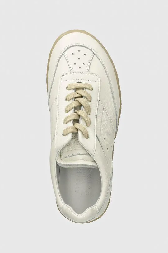 MM6 Maison Margiela leather sneakers white color S59WS0212.P7016