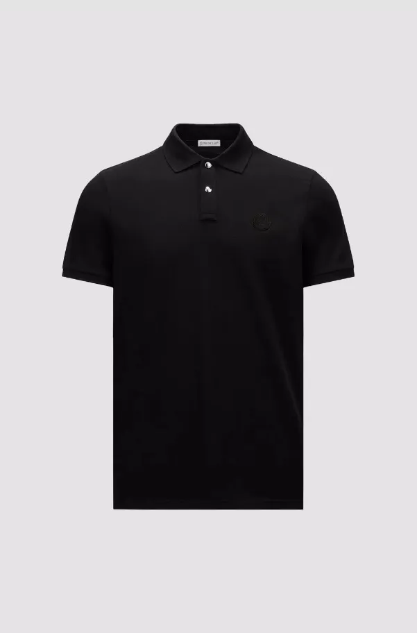 MONCLER  |Logo Patch Polo Shirt