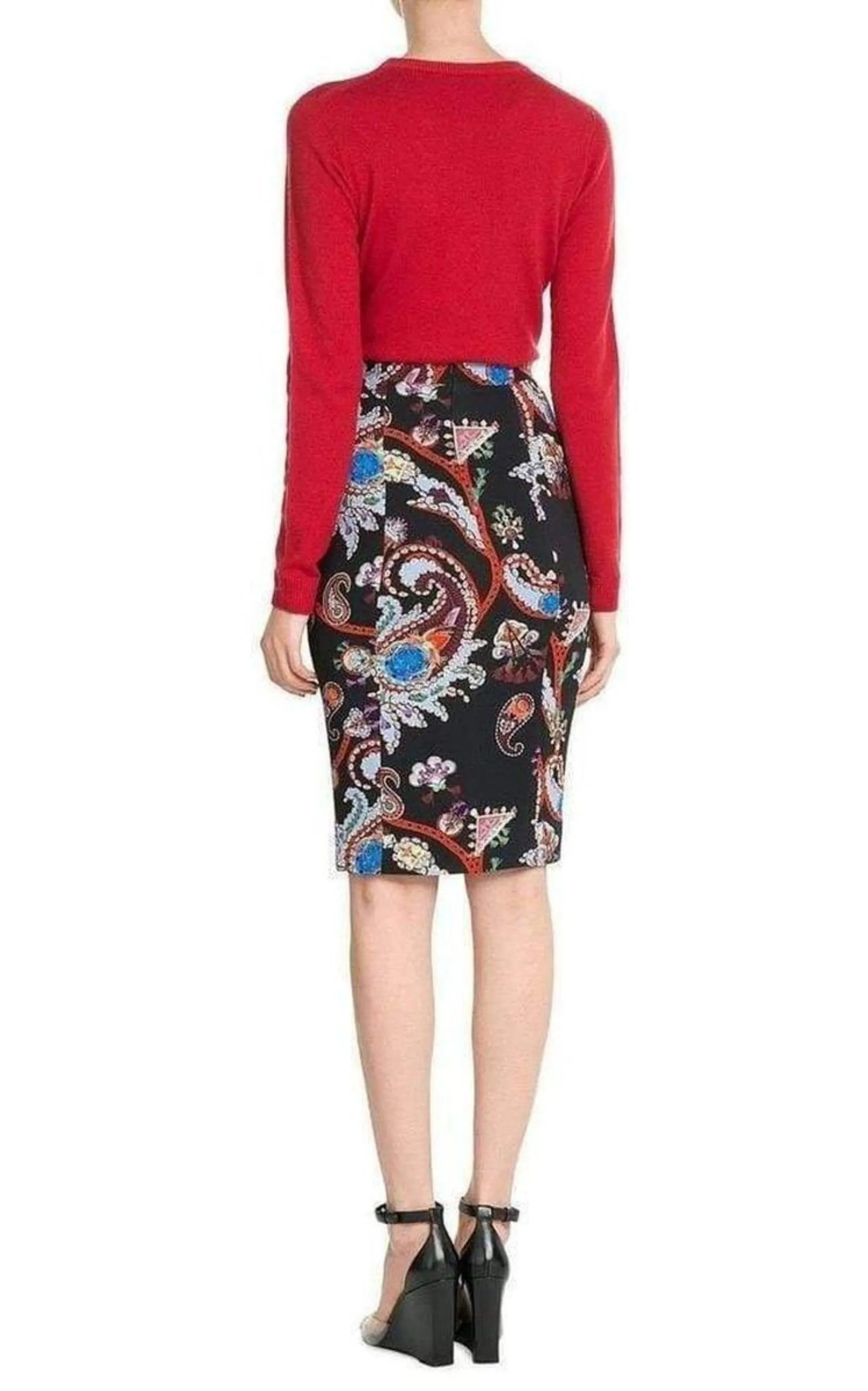 Multicolor Pencil Skirt