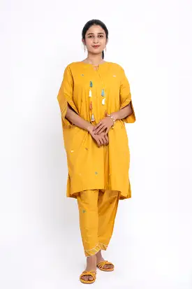 MUSTARD TUNIC WITH TROUSER