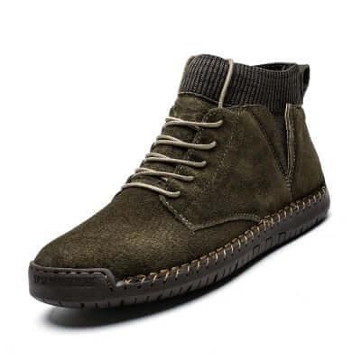 Oberon - Casual Leather Ankle Boots