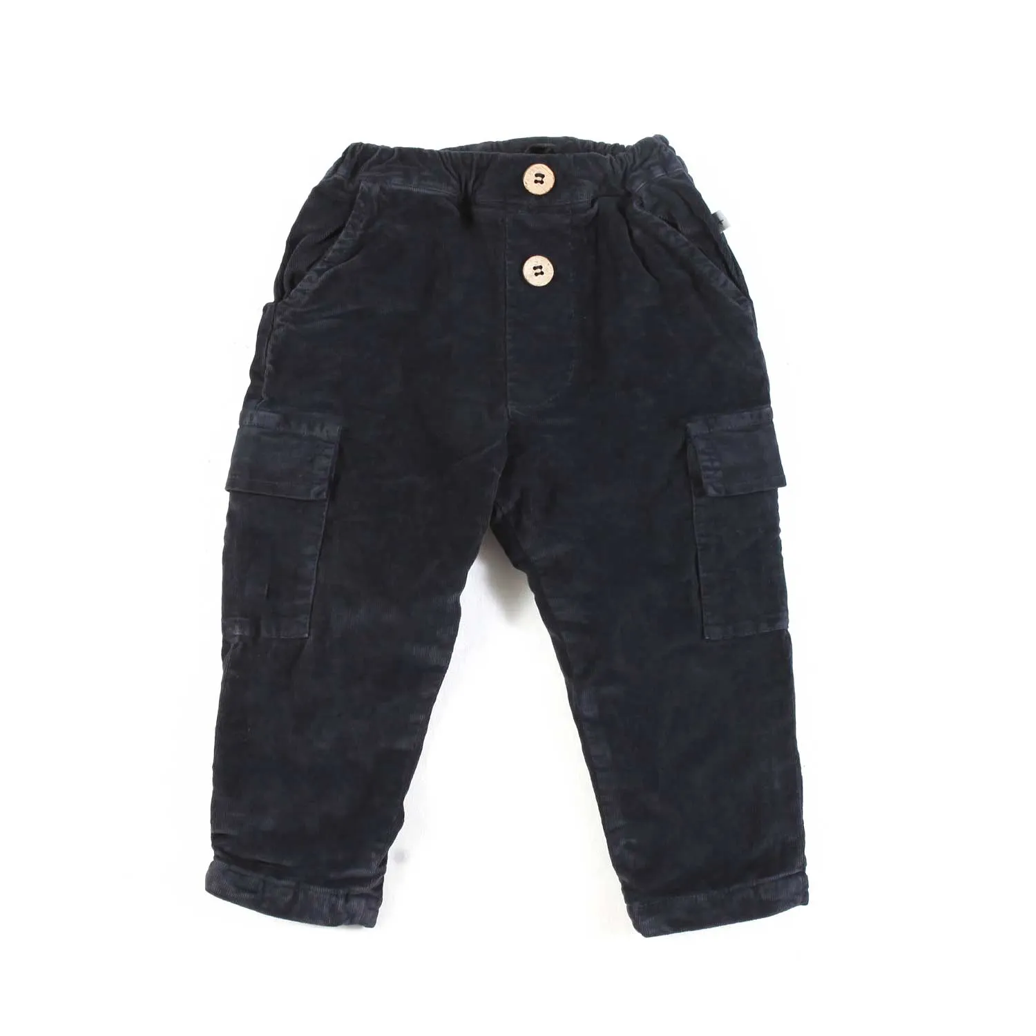 One More In The Family Navy Blue Raul Pants For Child And Baby