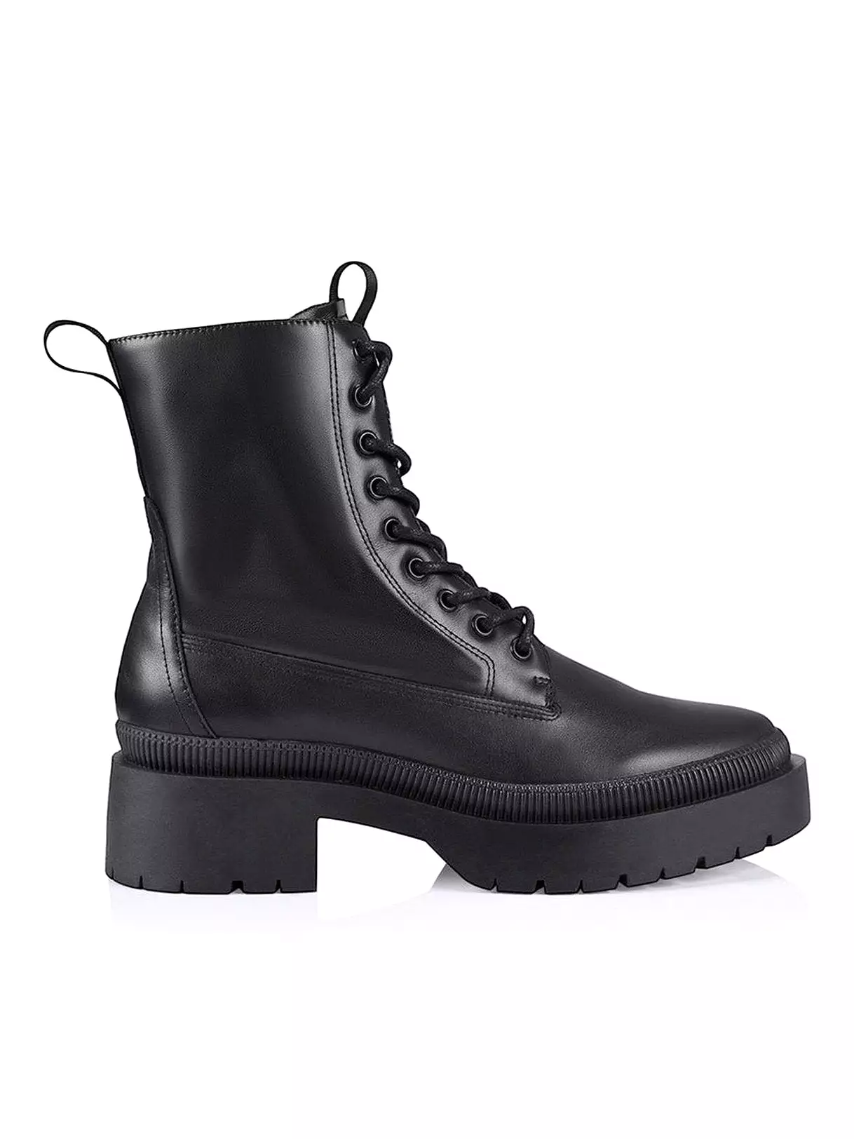 Orlando Combat Chunky Boot - Black